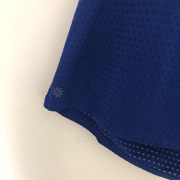 ATHLETA SCULPTEK REP SUPPORT TANK BLUE BLACK‎ SZ S - Picture 5 of 9